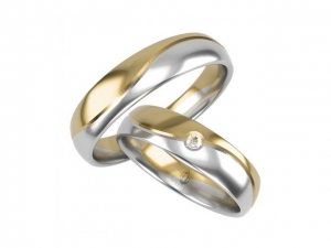 Złote i srebrne obrączki ślubne