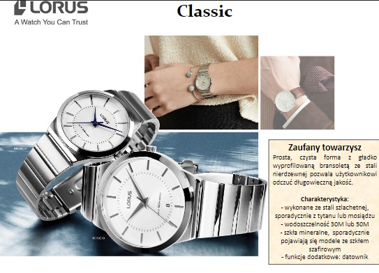 zegarki lorus classic